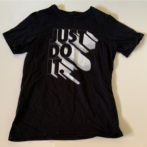 Nike Boys Black Tee